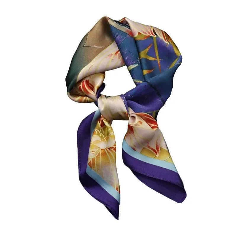Luxury Fashion Scarves, Exquisite Designs, Versatile Use, Premium Polyester, Lightweight, 64 Colors, Perfect for Most Seasons and Styles