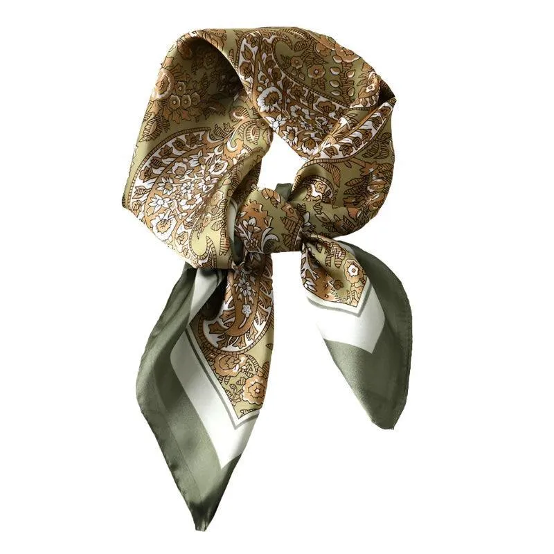 Luxury Fashion Scarves, Exquisite Designs, Versatile Use, Premium Polyester, Lightweight, 64 Colors, Perfect for Most Seasons and Styles