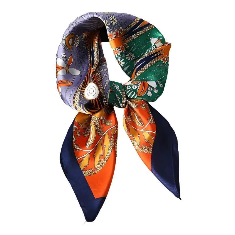 Luxury Fashion Scarves, Exquisite Designs, Versatile Use, Premium Polyester, Lightweight, 64 Colors, Perfect for Most Seasons and Styles