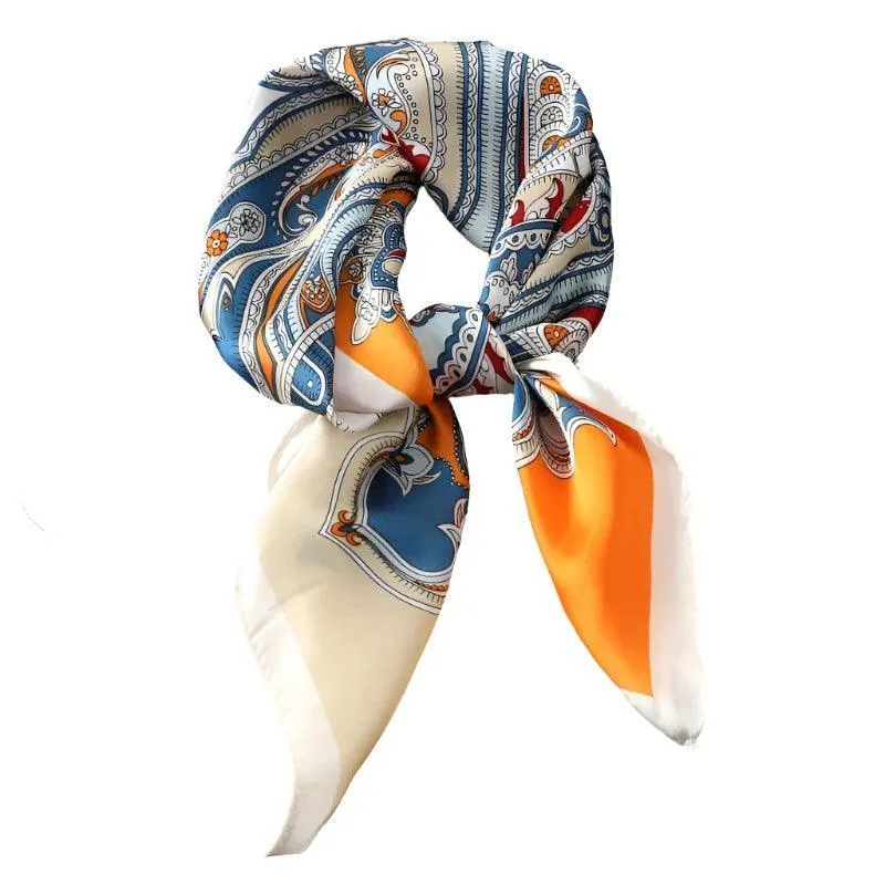 Luxury Fashion Scarves, Exquisite Designs, Versatile Use, Premium Polyester, Lightweight, 64 Colors, Perfect for Most Seasons and Styles