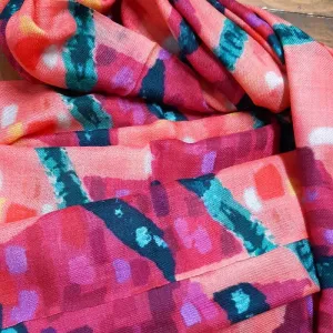 MERINO WOOL SCARF AUTUMN FORREST