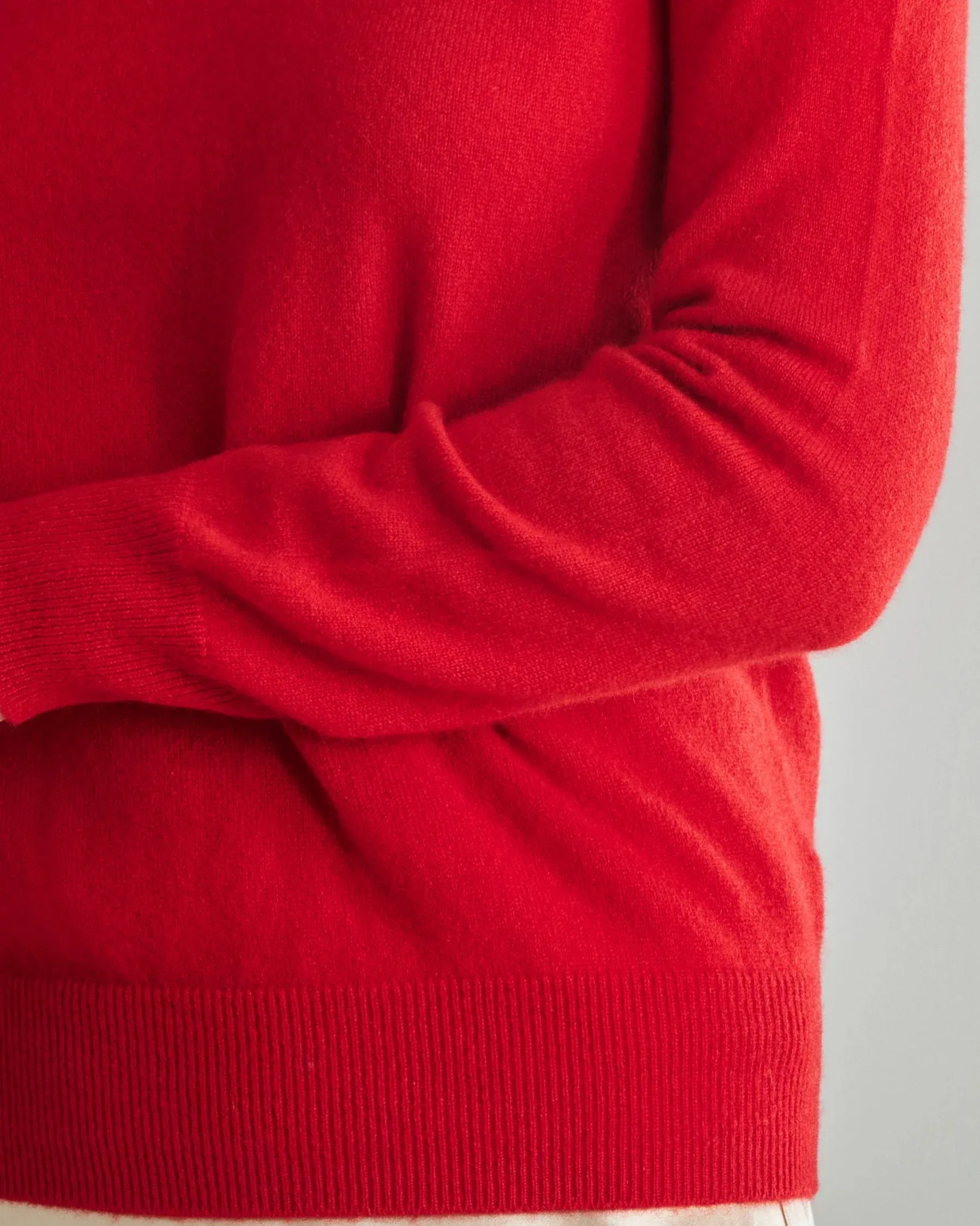Mock Neck Cashmere Sweater