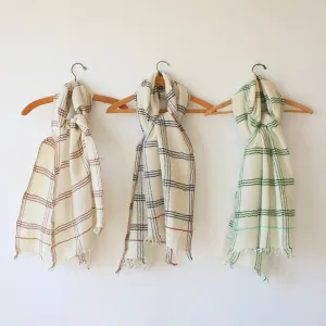 Moismont Wool Plaid Scarves - 3 Color Options