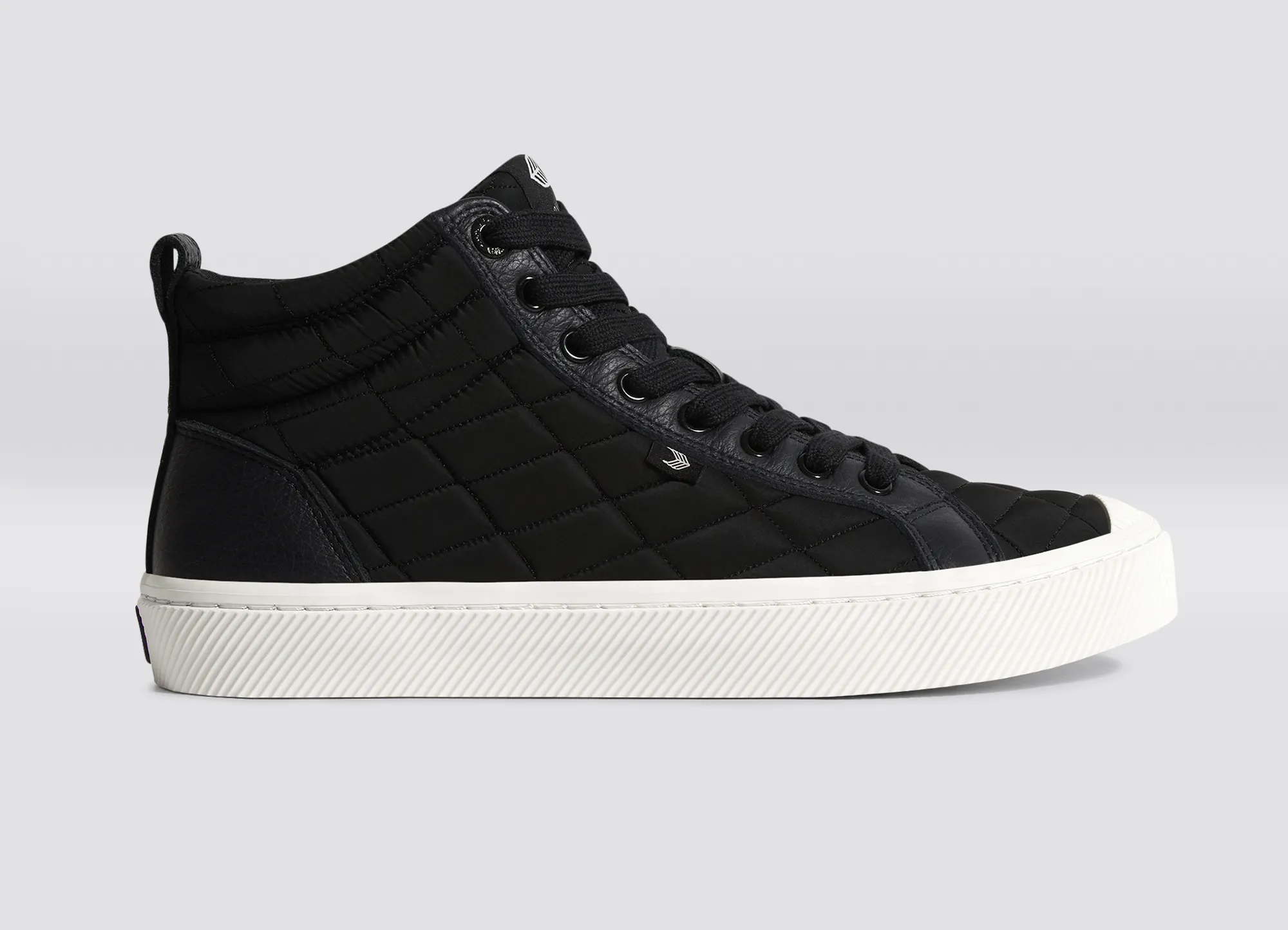 OCA High Quilt Black Premium Leather Sneaker Men