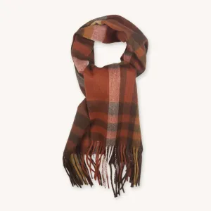 Orange Wool Scarf