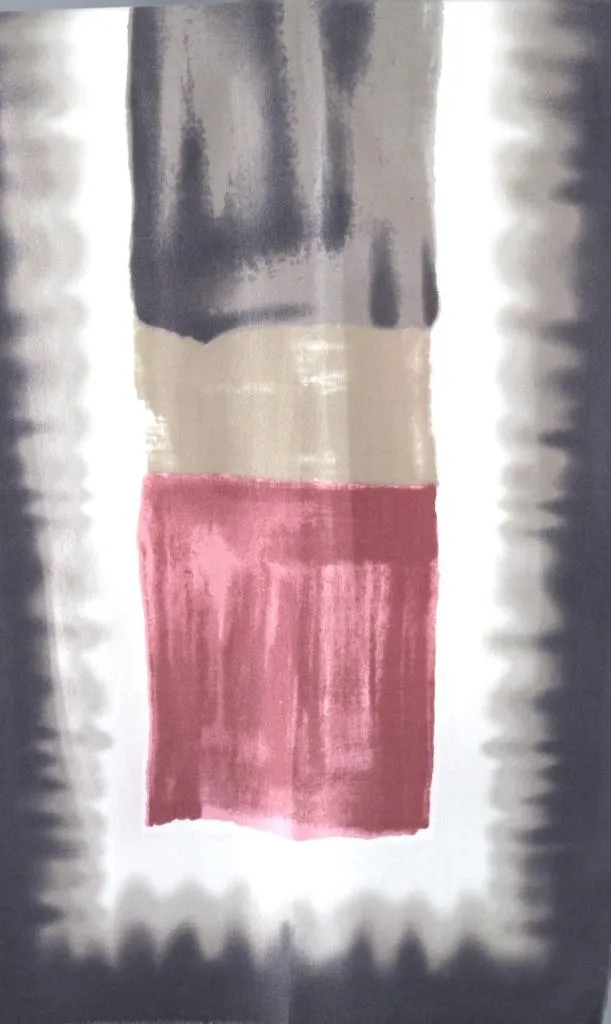 Pashmina Scarf / Pink & Grey Ombre