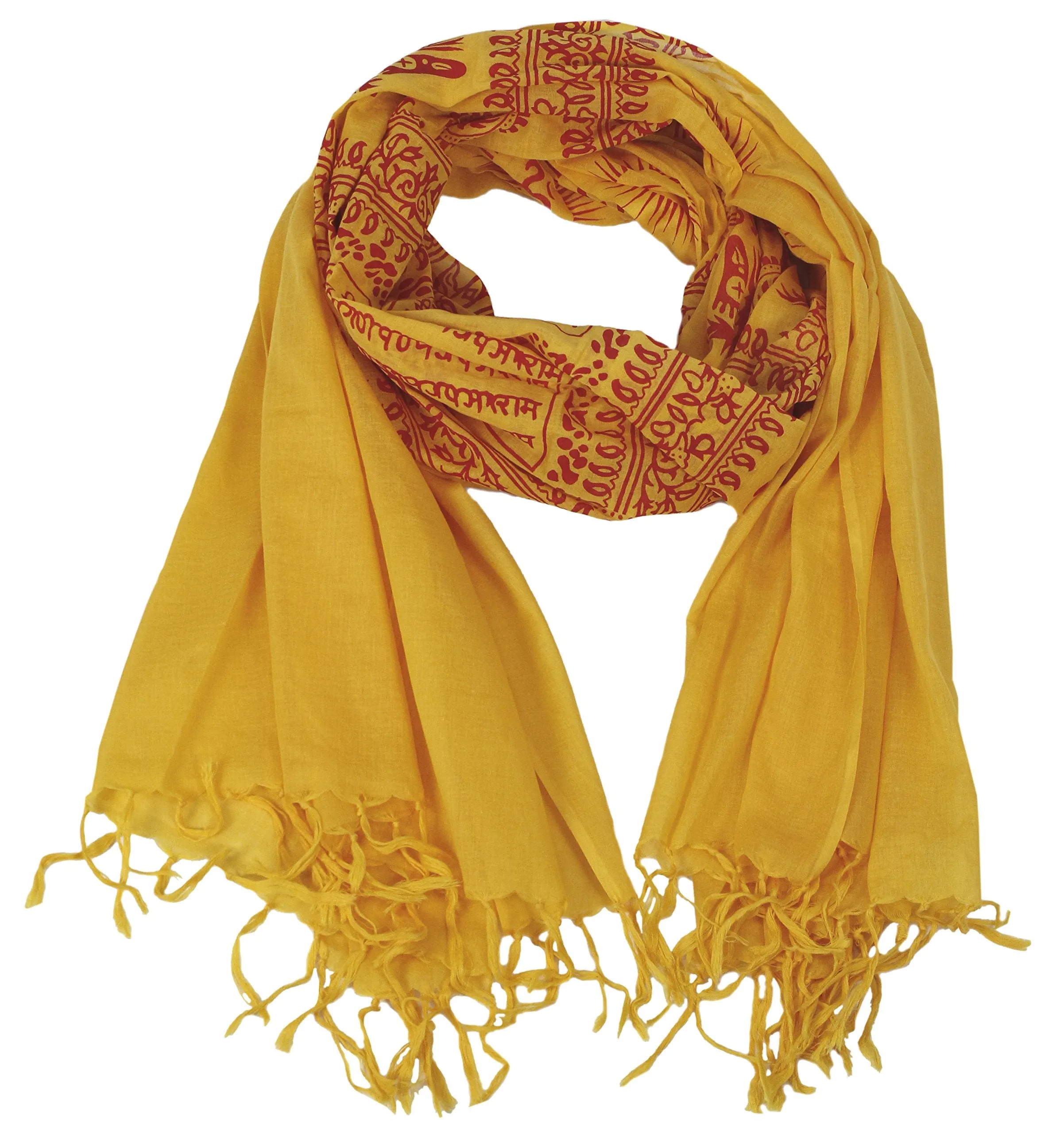Peace & Love Mantra Printed Mediation Yoga Shawls-Unisex