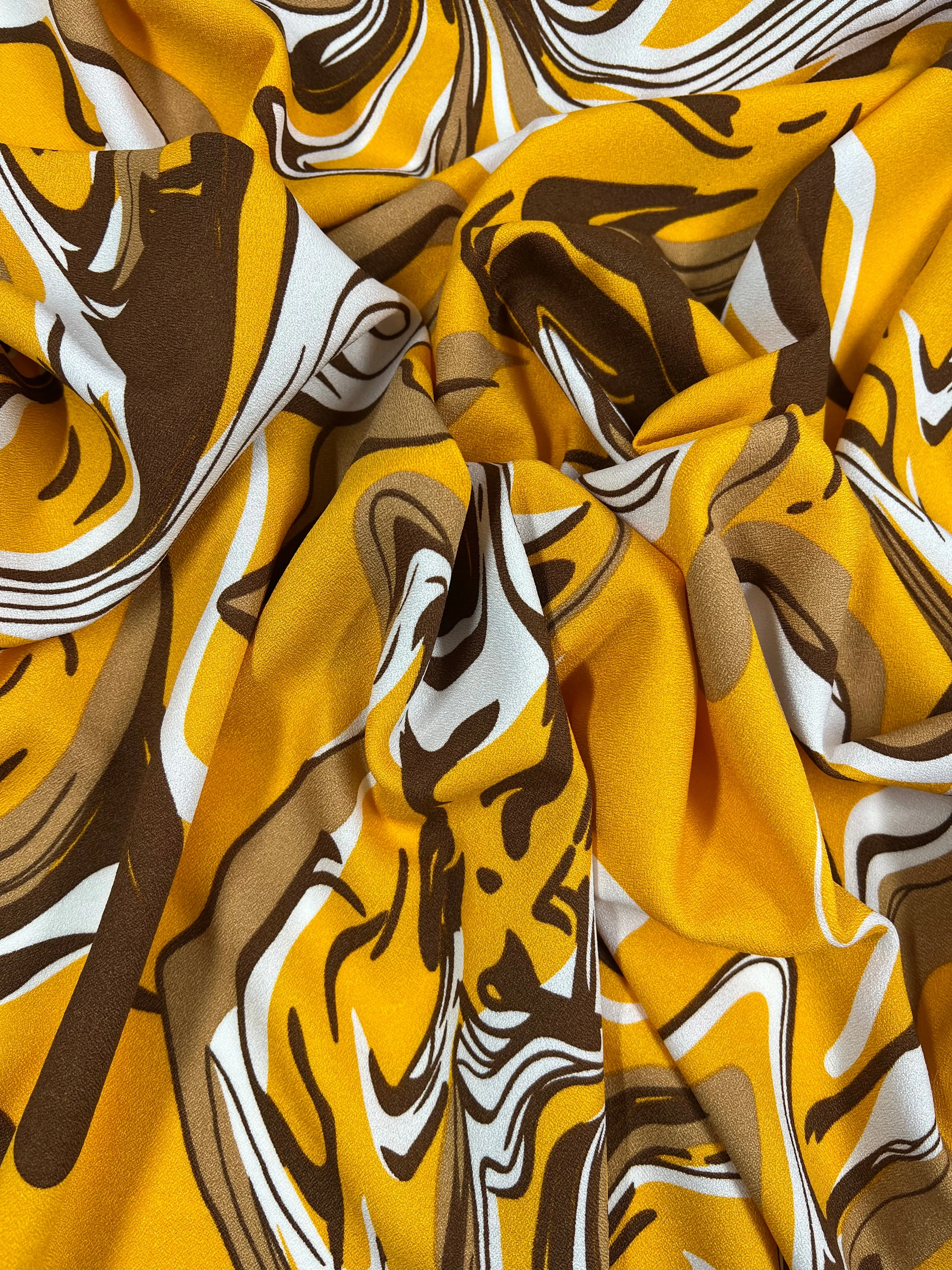 Printed Crepe - Cappuccino - 150cm