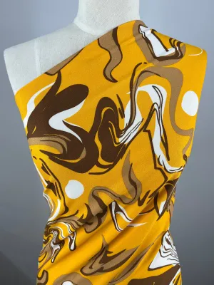Printed Crepe - Cappuccino - 150cm