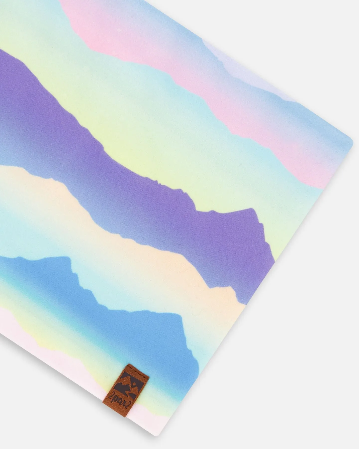 Printed Neck Tube Mauve And Blue, Pink Mountain