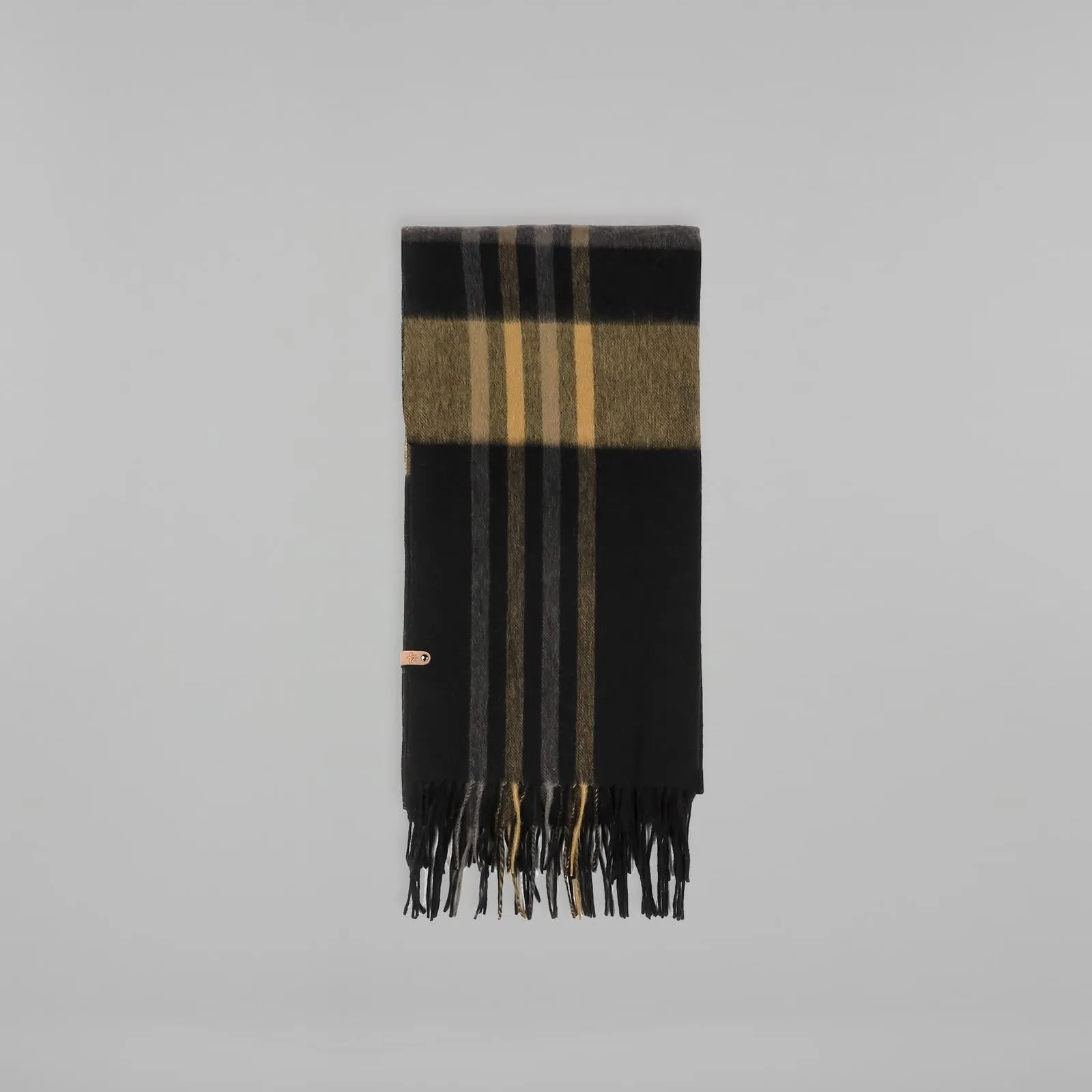 Ranger-N Plaid Scarf (Black)