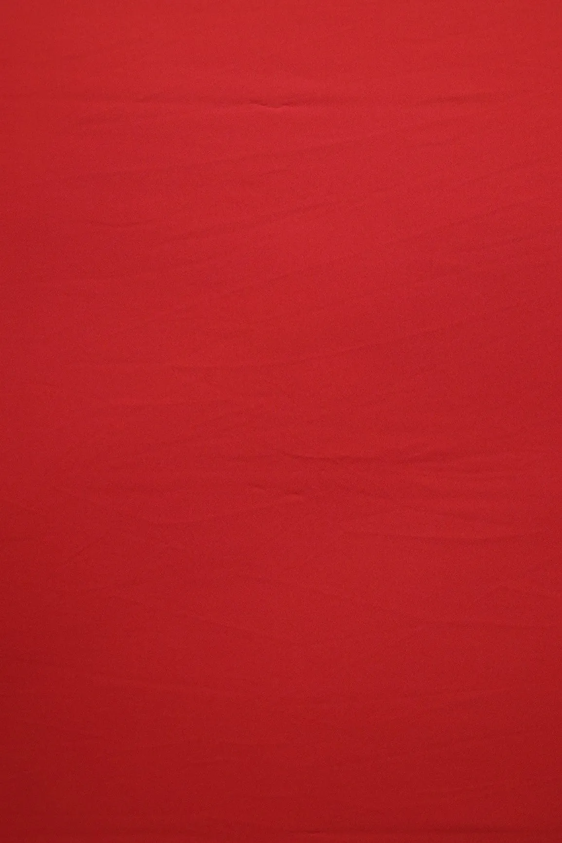 Red Dyed Crepe Fabric