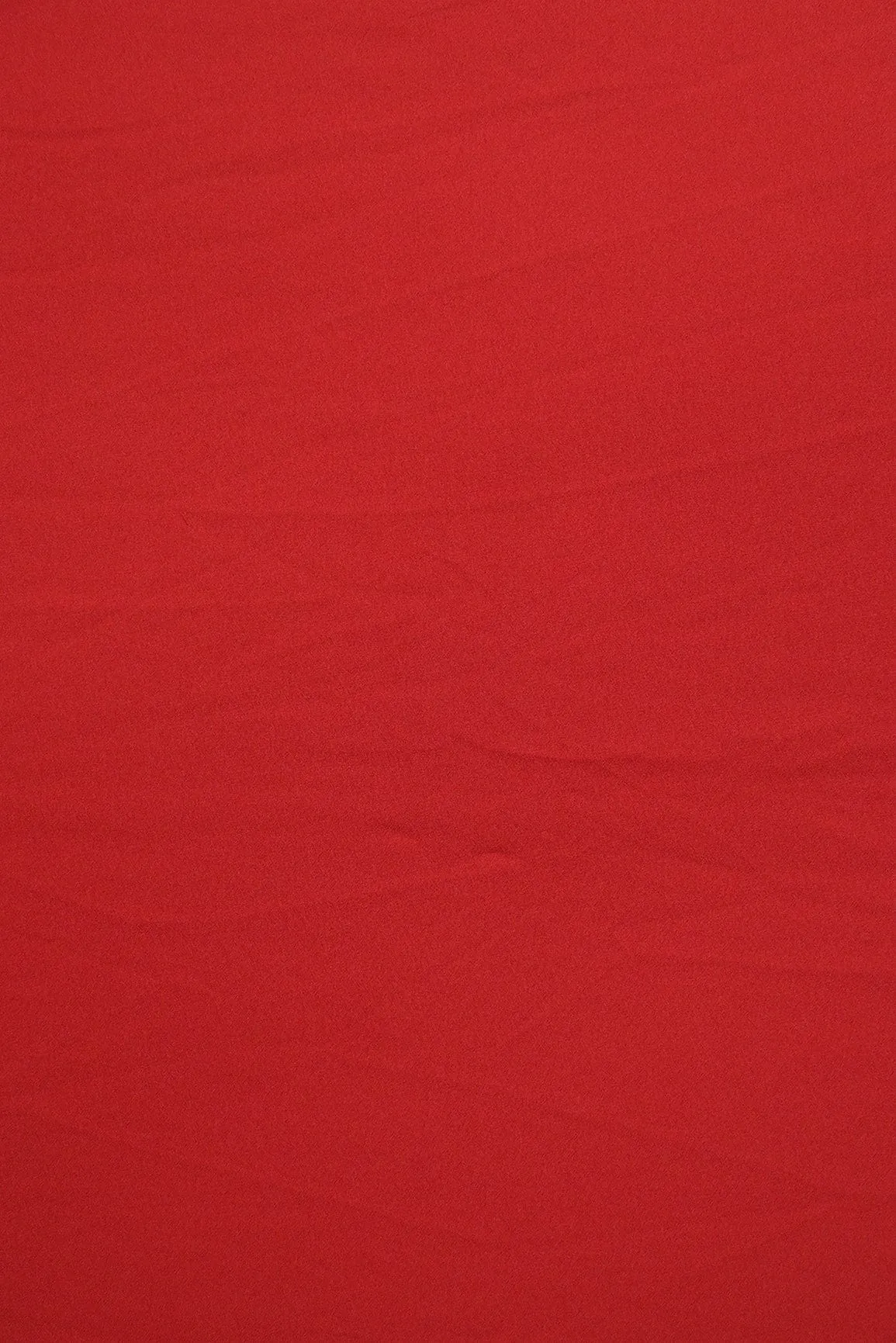 Red Dyed Crepe Fabric