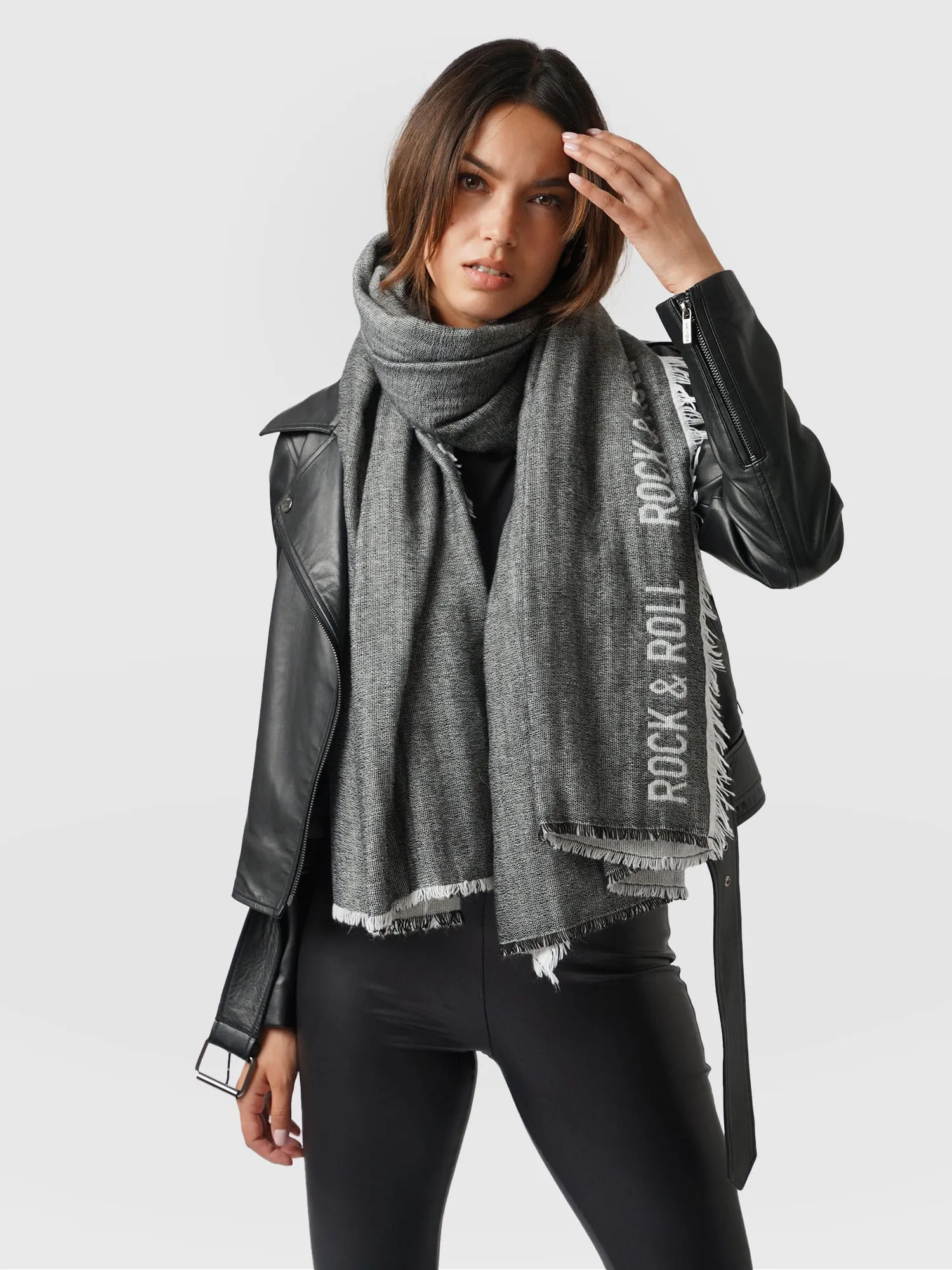 Rock & Roll Scarf - Black
