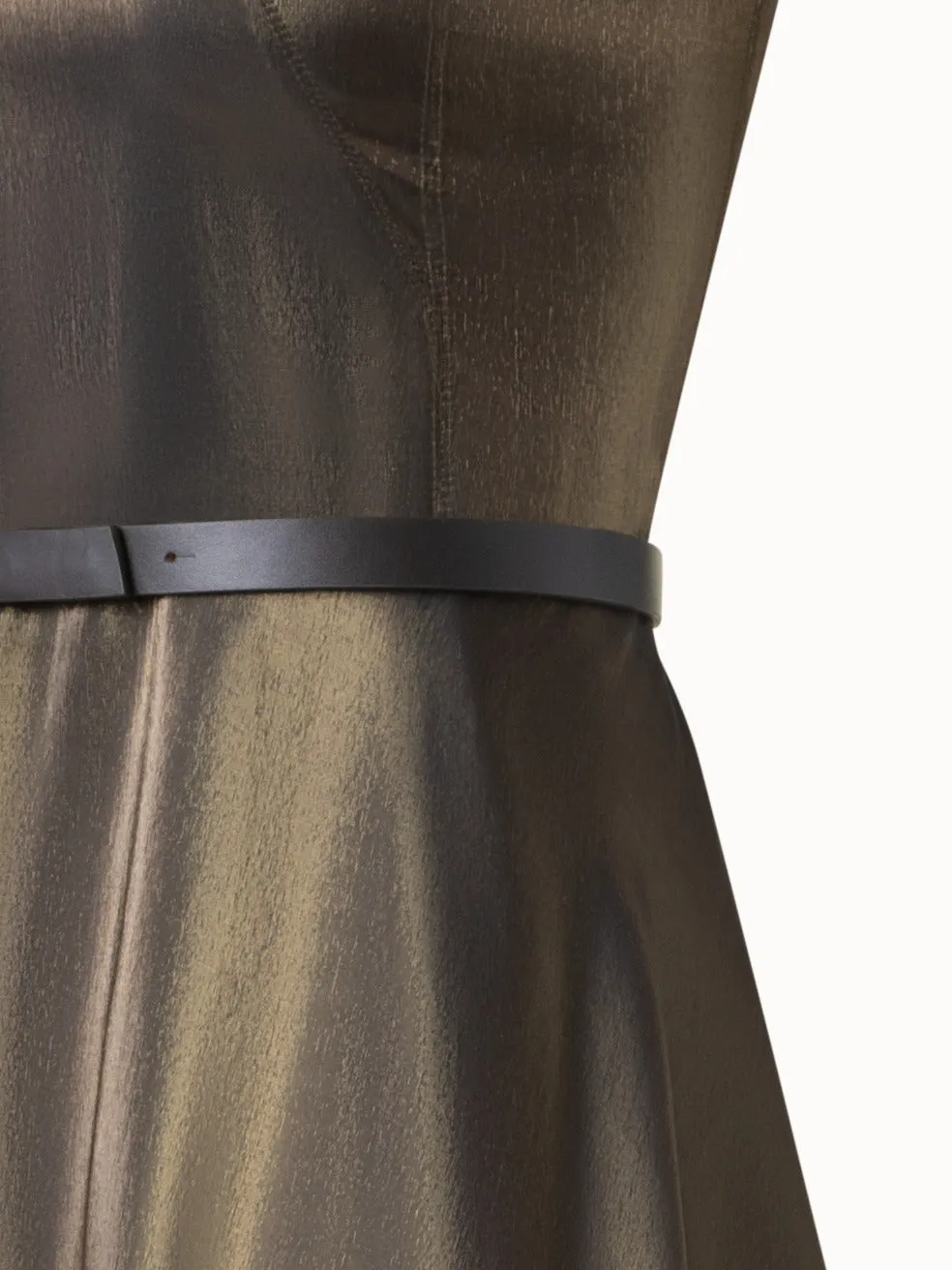Sheer Shimmer Silk Blend Organza Midi Dress