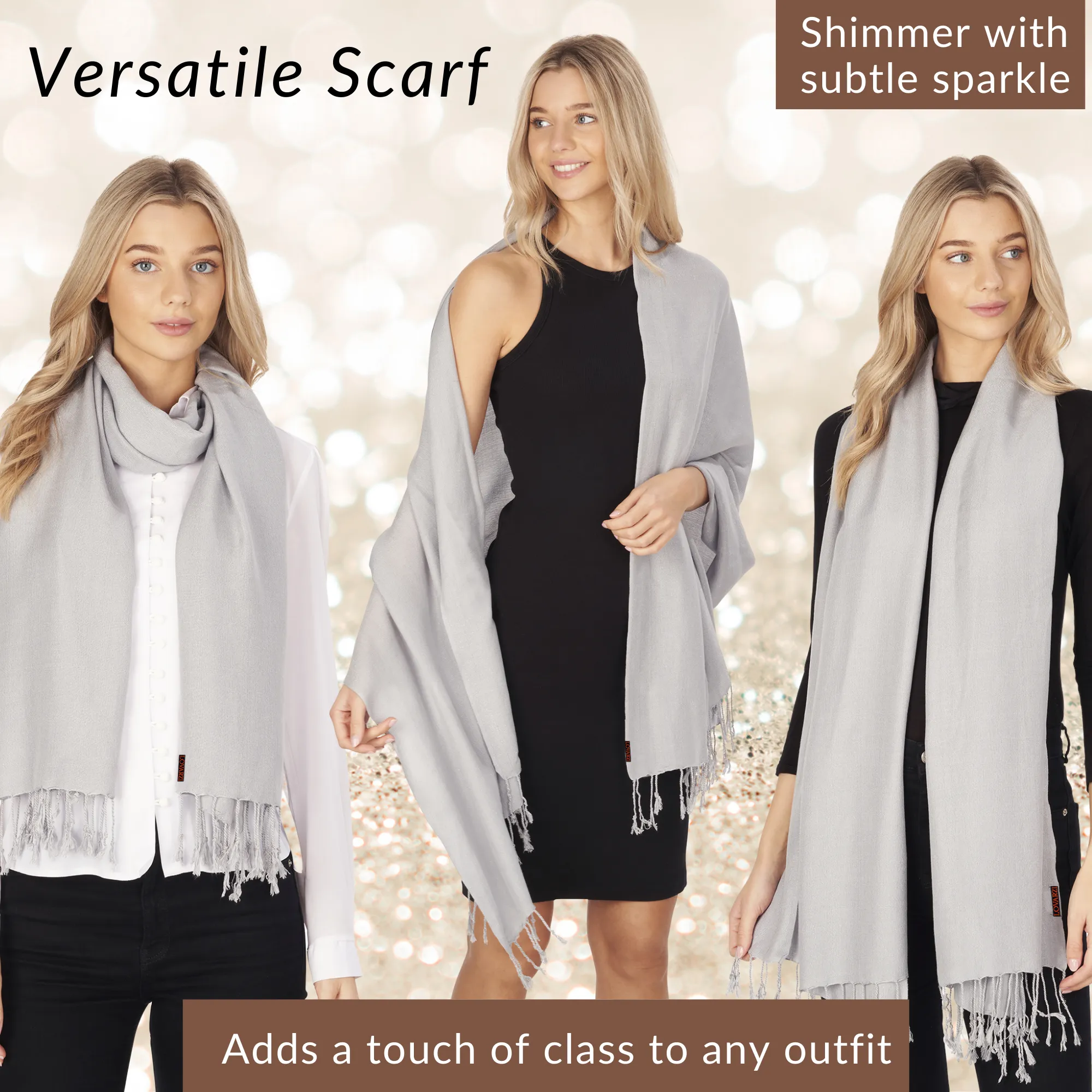 Sparkly Women's Scarves