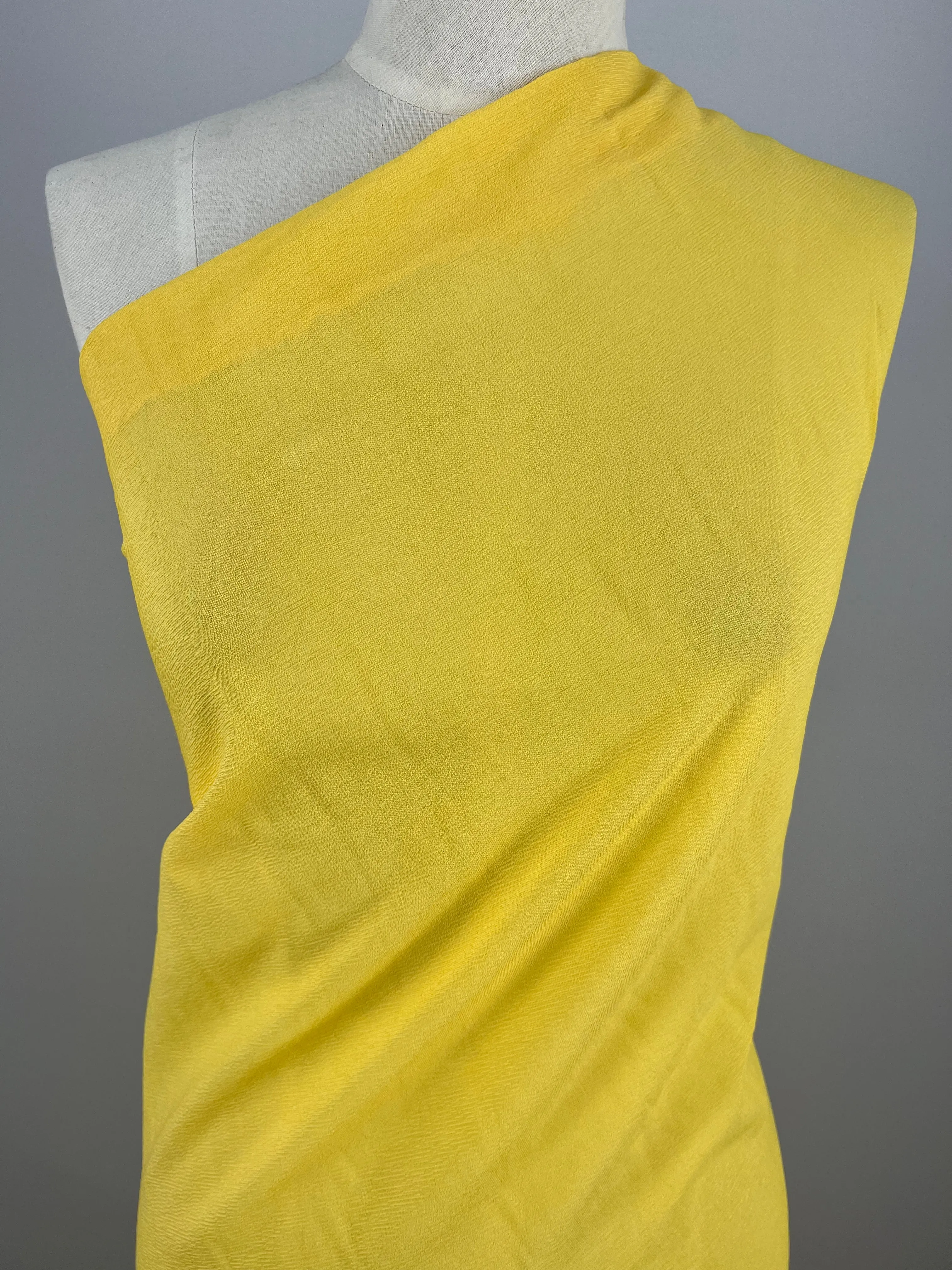 Stretch Crinkle - Yellow - 140cm