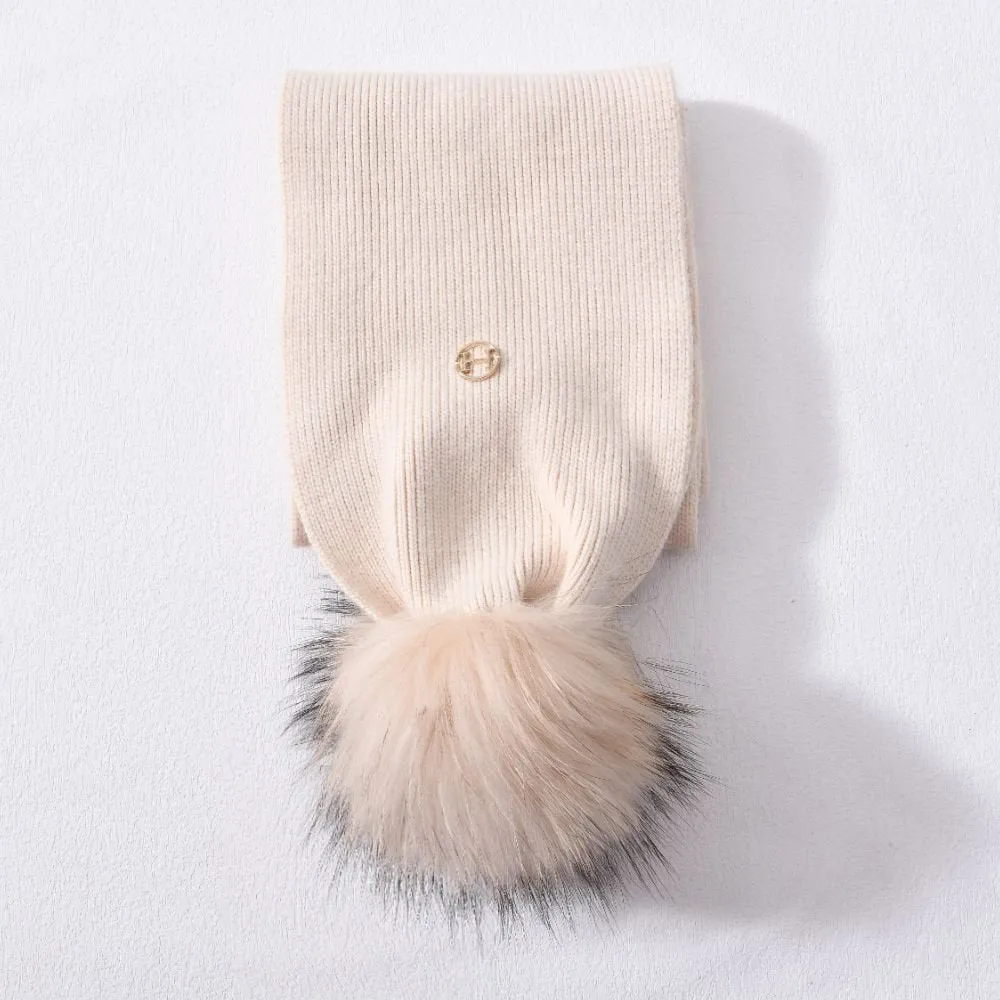 The Cattistock Scarf Winter White