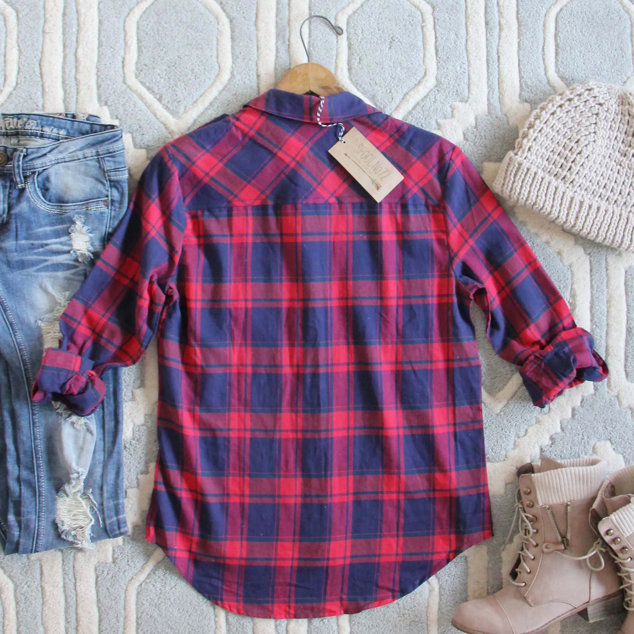 The Everyday Plaid Top in Tartan