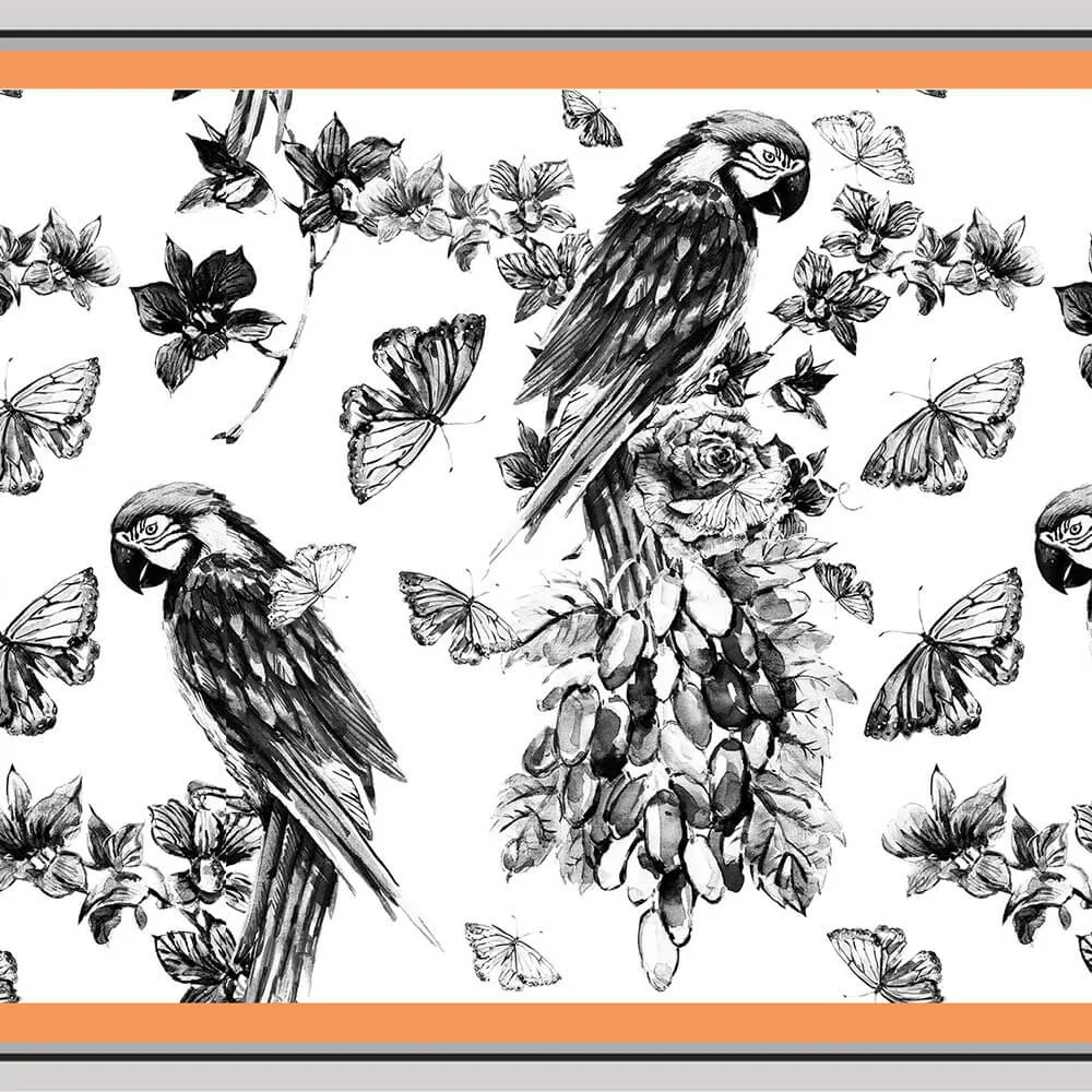 The Safari Set - Parrot Fashion Silk Scarf