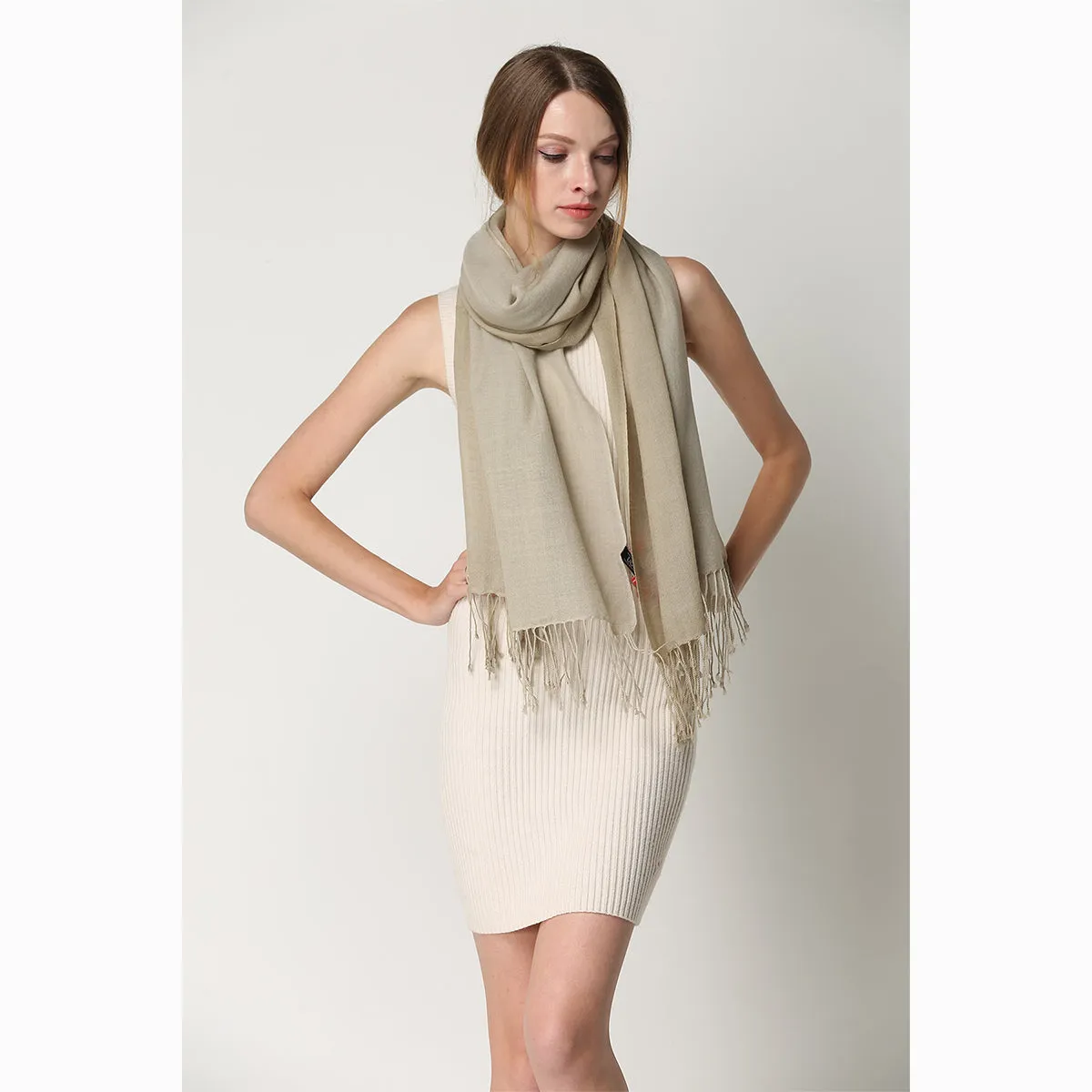 Ugg 100% Merino Wool Tie Dye Scarf Hump and Olive