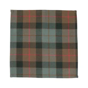 Wool Tartan Pocket Square in Gunn Weathered