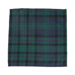 Wool Tartan Pocket Square in Matheson Modern